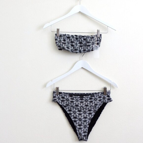 NEW! Kenny Flowers The Pedregal Black Banded Sporty Bikini Bottom SZ M, XL - Picture 4 of 9